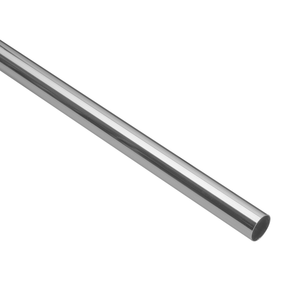 Tubo redondo de 3.0 m en aluminio para closet, HERMEX