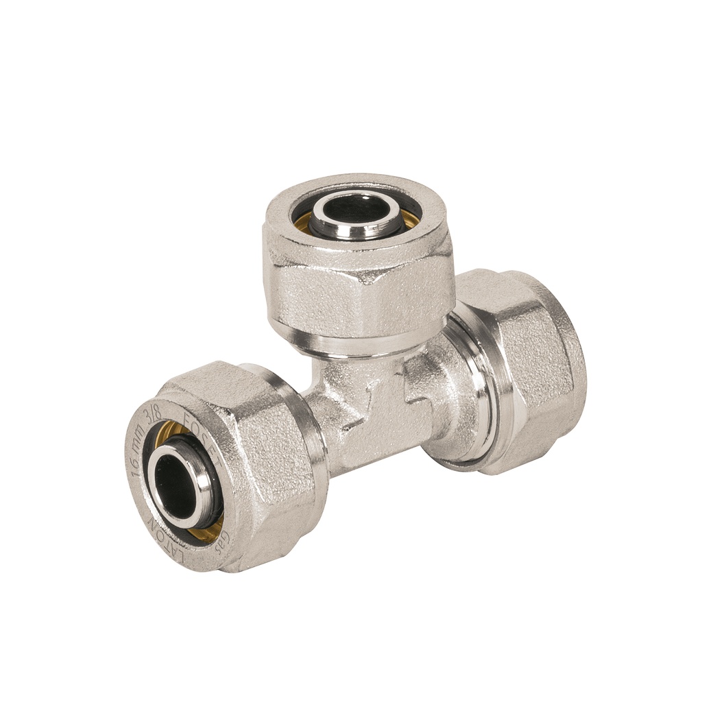 Tee para PEALPE, 3/8', FOSET