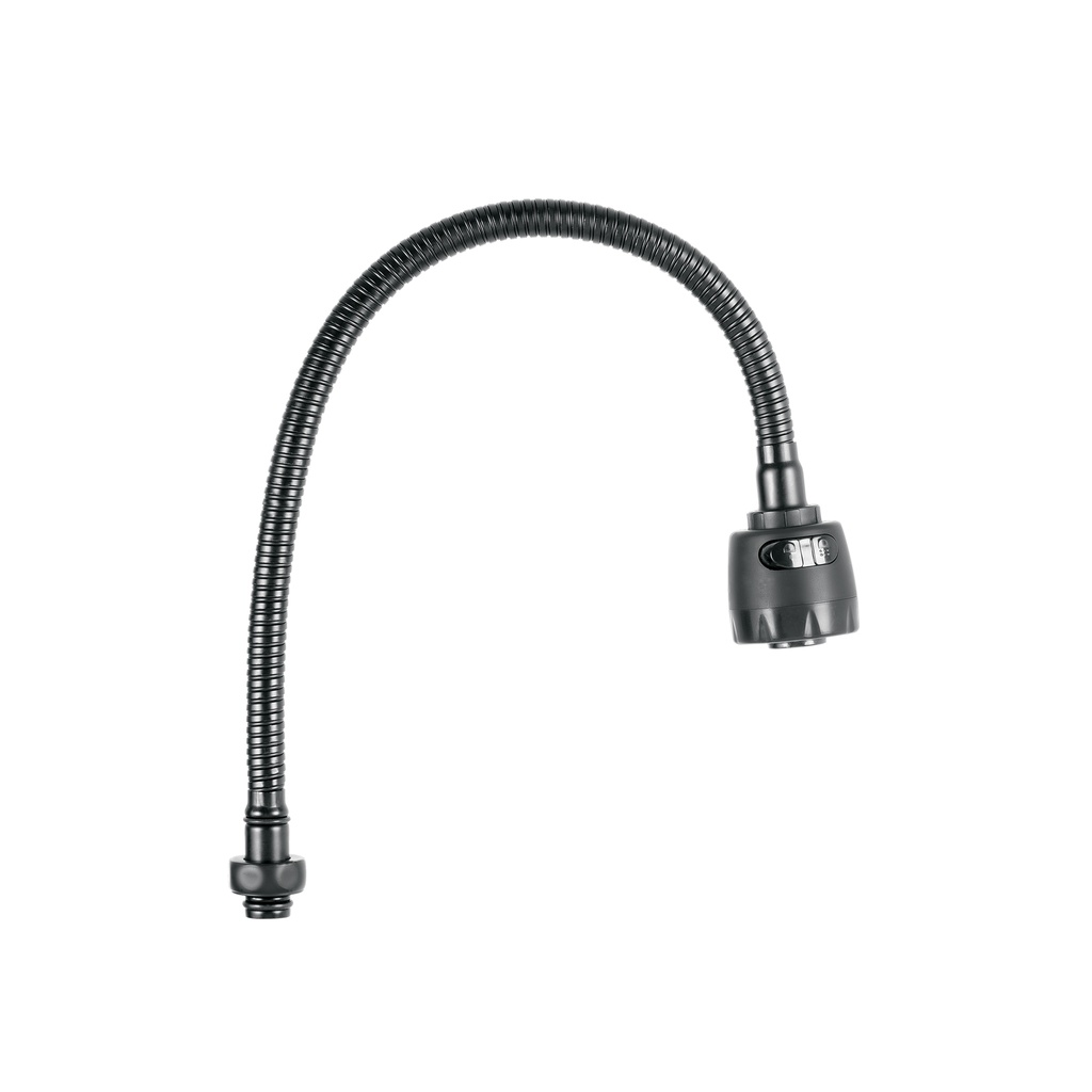 Cuello flexible para mezcladora de fregadero, negro, AQUA