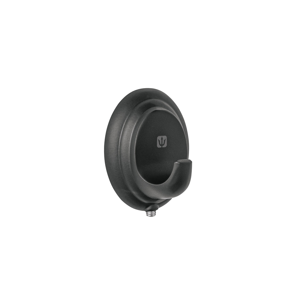 Gancho sencillo para toallas, negro, FOSET AQUA