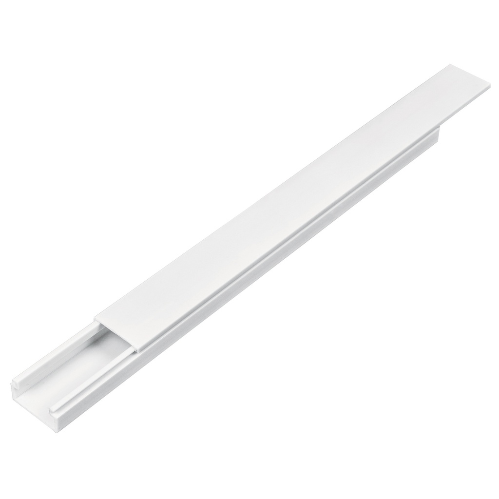 Canaleta de 1 vía 10 x 20 mm, con adhesivo, VOLTECK