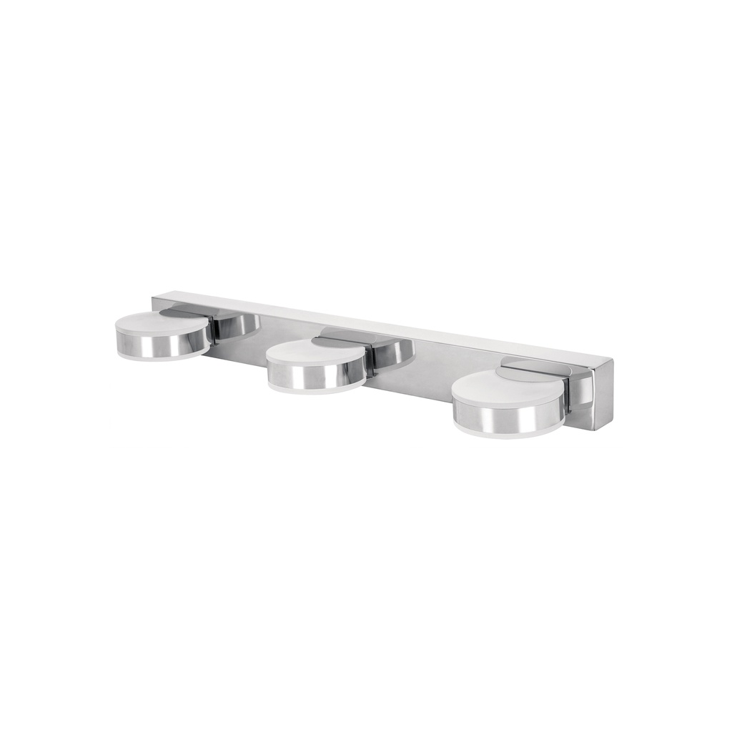 Luminario LED de pared para baño 10W 4000K, 3 spots, VOLTECK