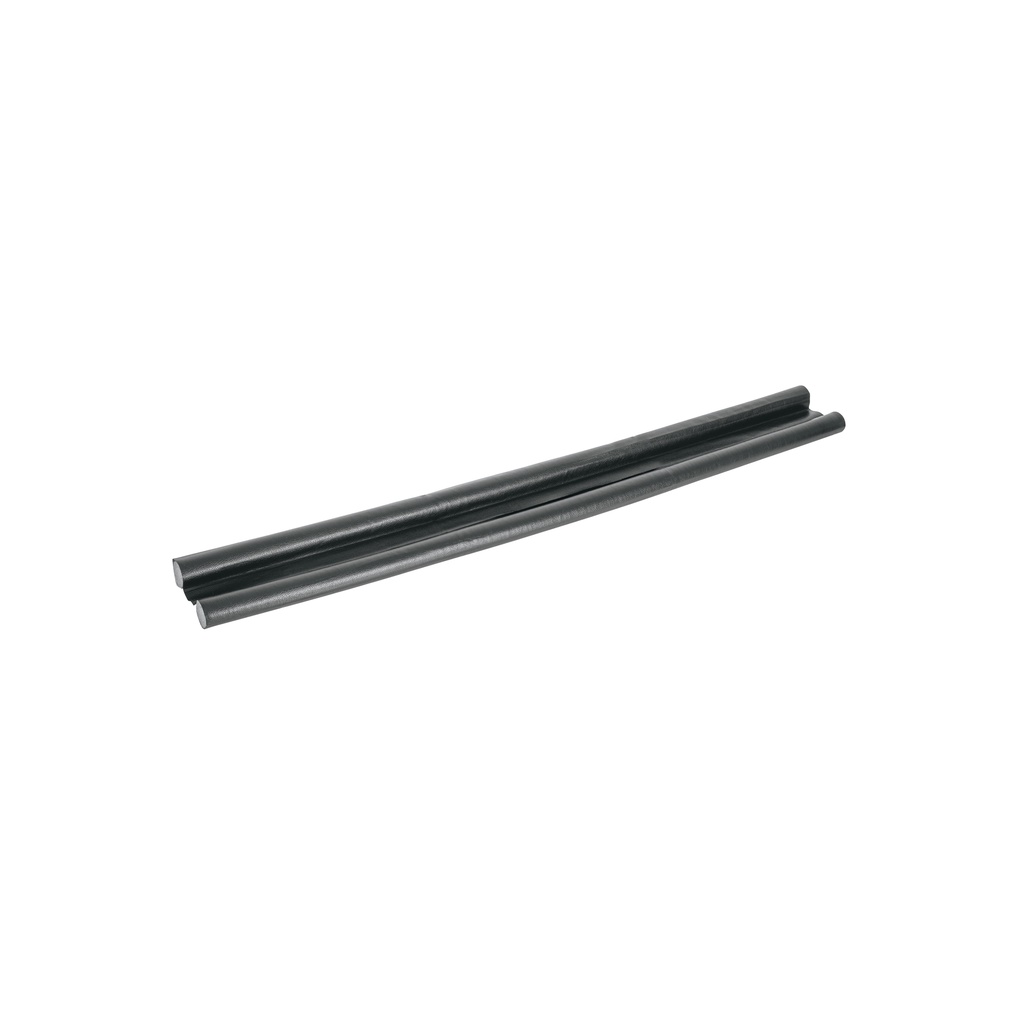 Guardapolvo con funda 95 cm, negro, HERMEX