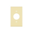 Placa de ABS para contacto redondo, Standard, marfil
