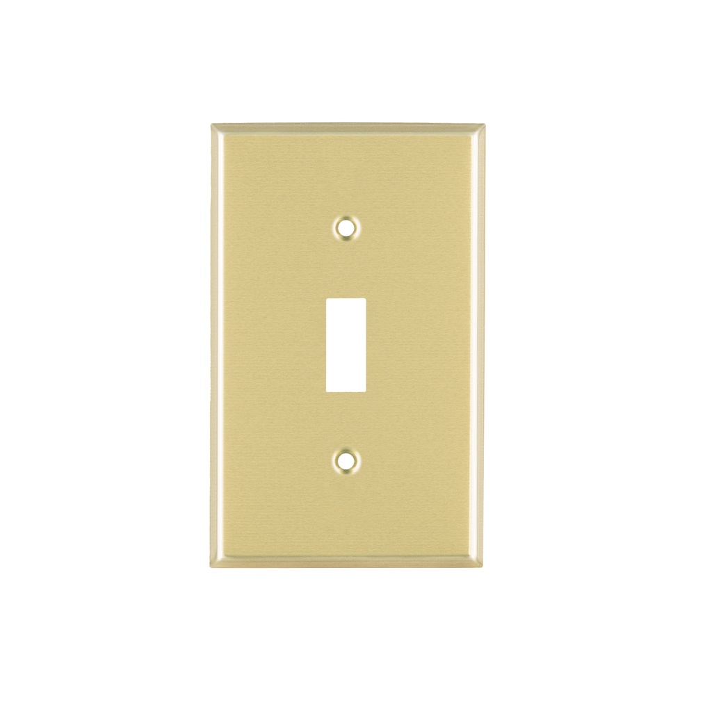 Placa para interruptor vertical, de aluminio, línea Standard