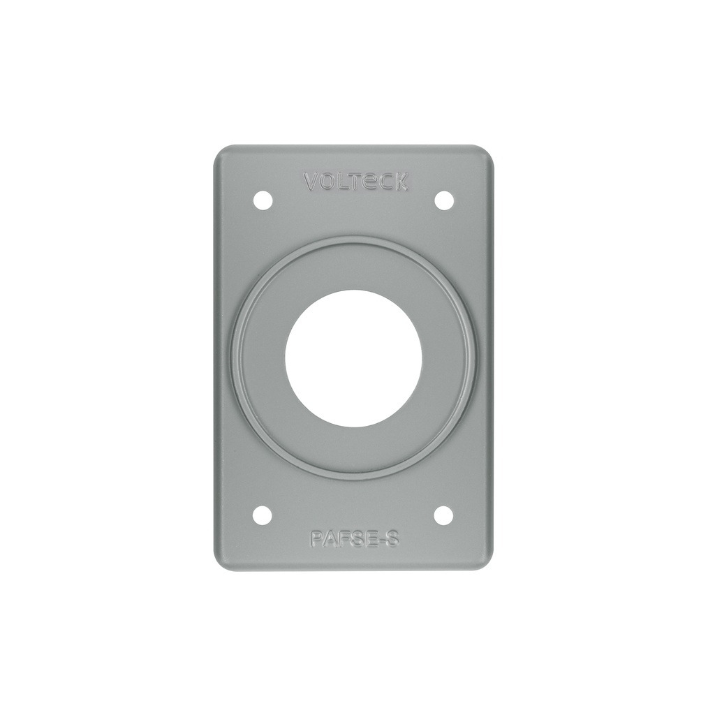 Placa para intemperie tipo FS, sencilla, de sobreponer