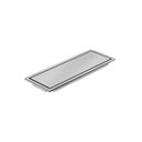 Resumidero rectangular 30x11cm reversible, inox, FOSET AQUA