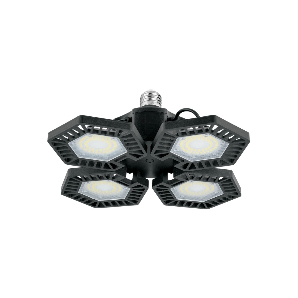 Luminario LED 100W 6500K con 4 paneles abatibles, VOLTECK