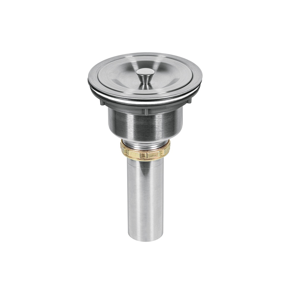 Contracanasta 3-1/2' inox, cuerpo profundo,con tapa, RIVIERA