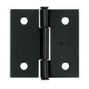 Bisagra cuadrada 2', negro mate, cabeza plana, HERMEX