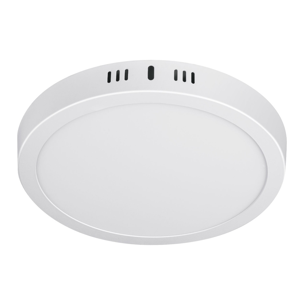 Luminario LED plafón 18W 6500K, redondo, blanco, VOLTECK