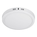 Luminario LED plafón 18W 6500K, redondo, blanco, VOLTECK