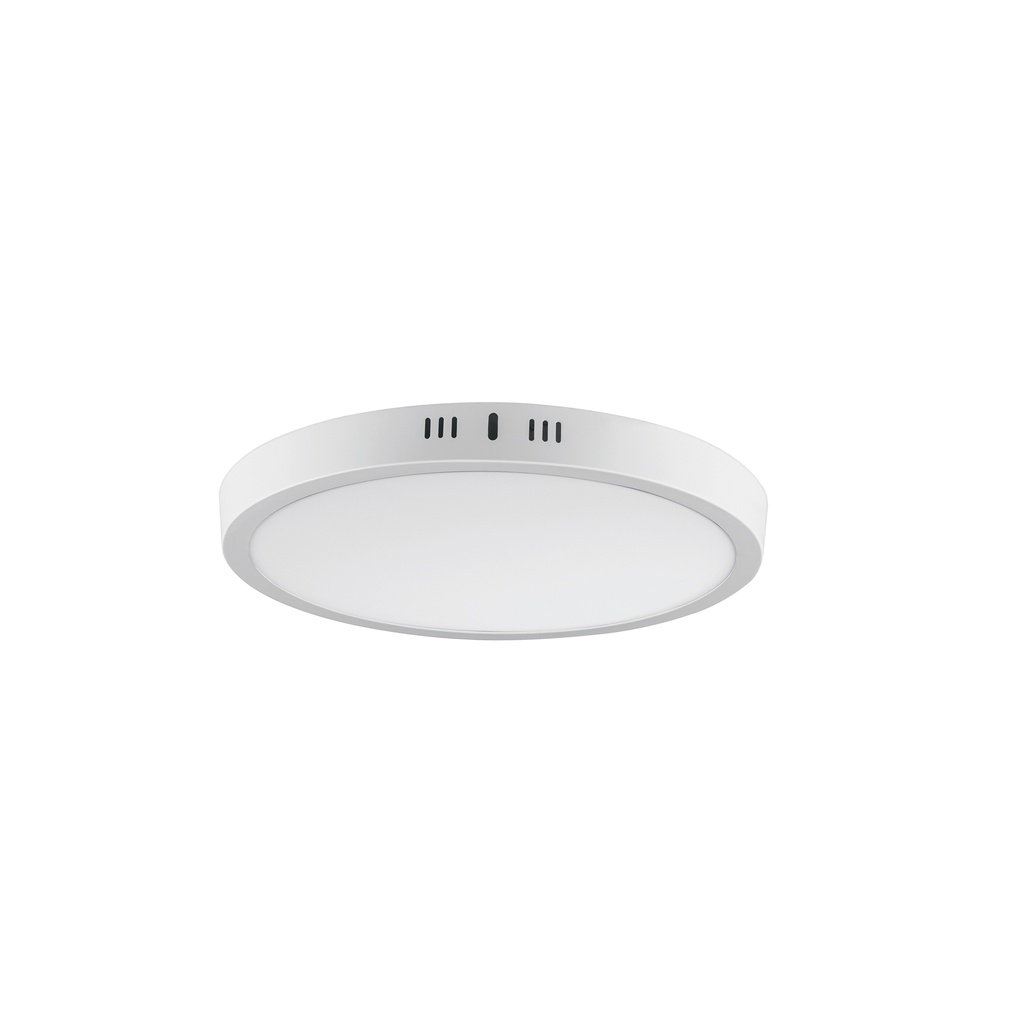 Luminario LED plafón 24W 6500K, redondo, blanco, VOLTECK