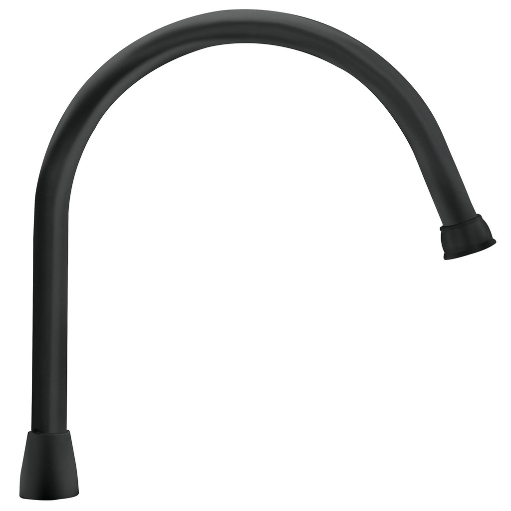 Cuello largo para mezcladora de fregadero, negro mate, AQUA