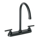 Mezcladora para fregadero,manerales palanca,negro mate TÚBIG