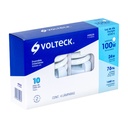 Pack 4 lámparas espiral T4 24 W luz de día, caja, VOLTECK