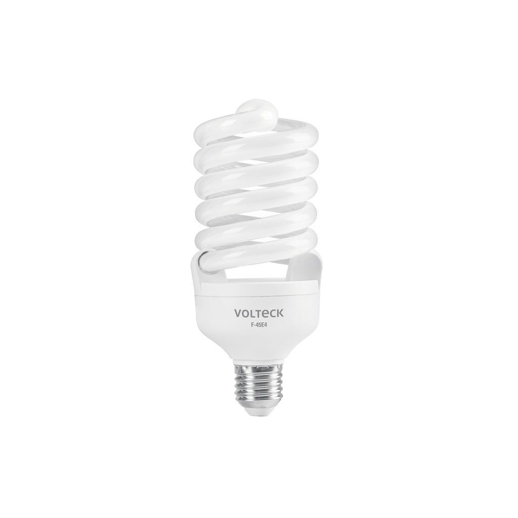 Lámpara espiral T4 45 W alta potencia luz de día, caja