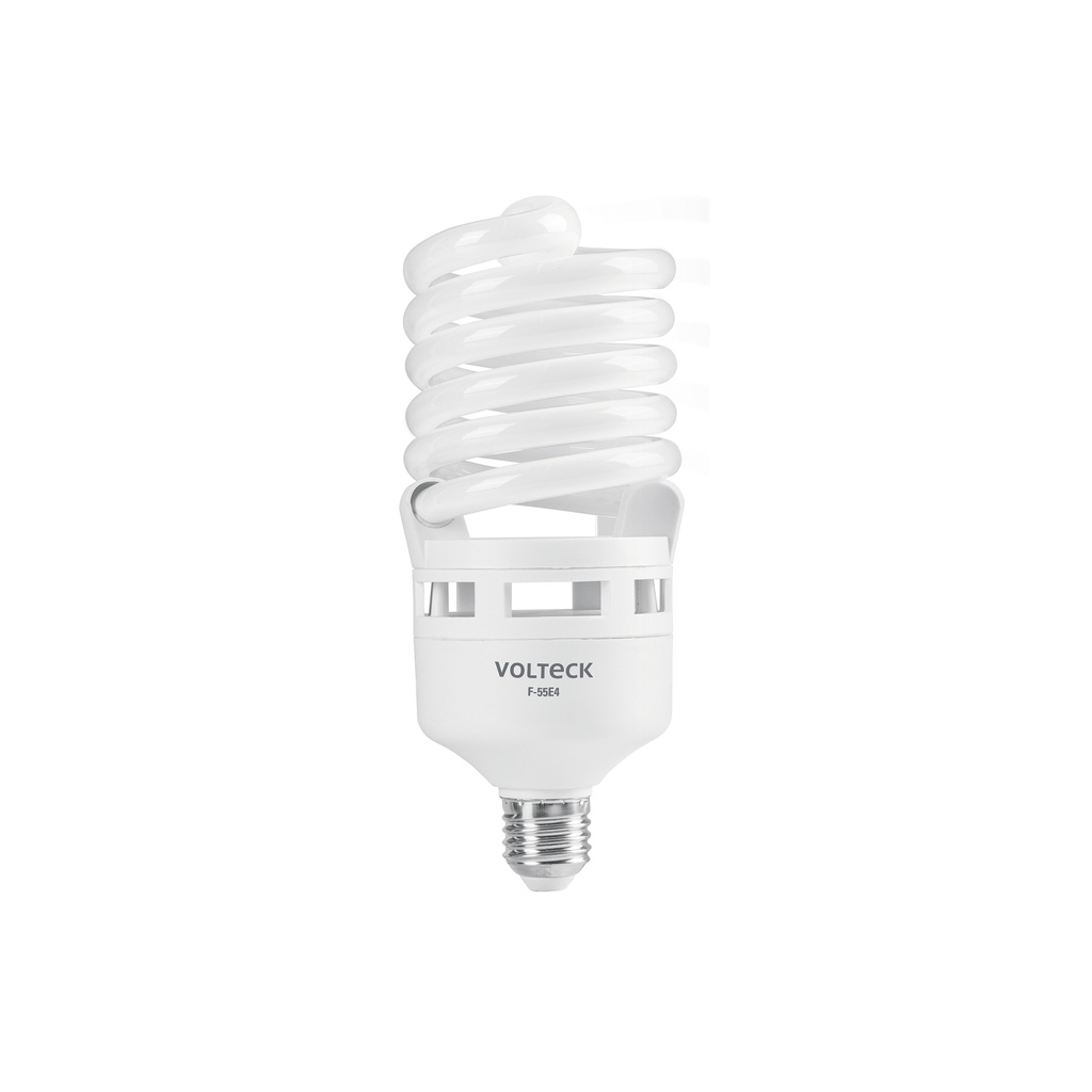 Lámpara espiral T4 55 W alta potencia luz de día, caja