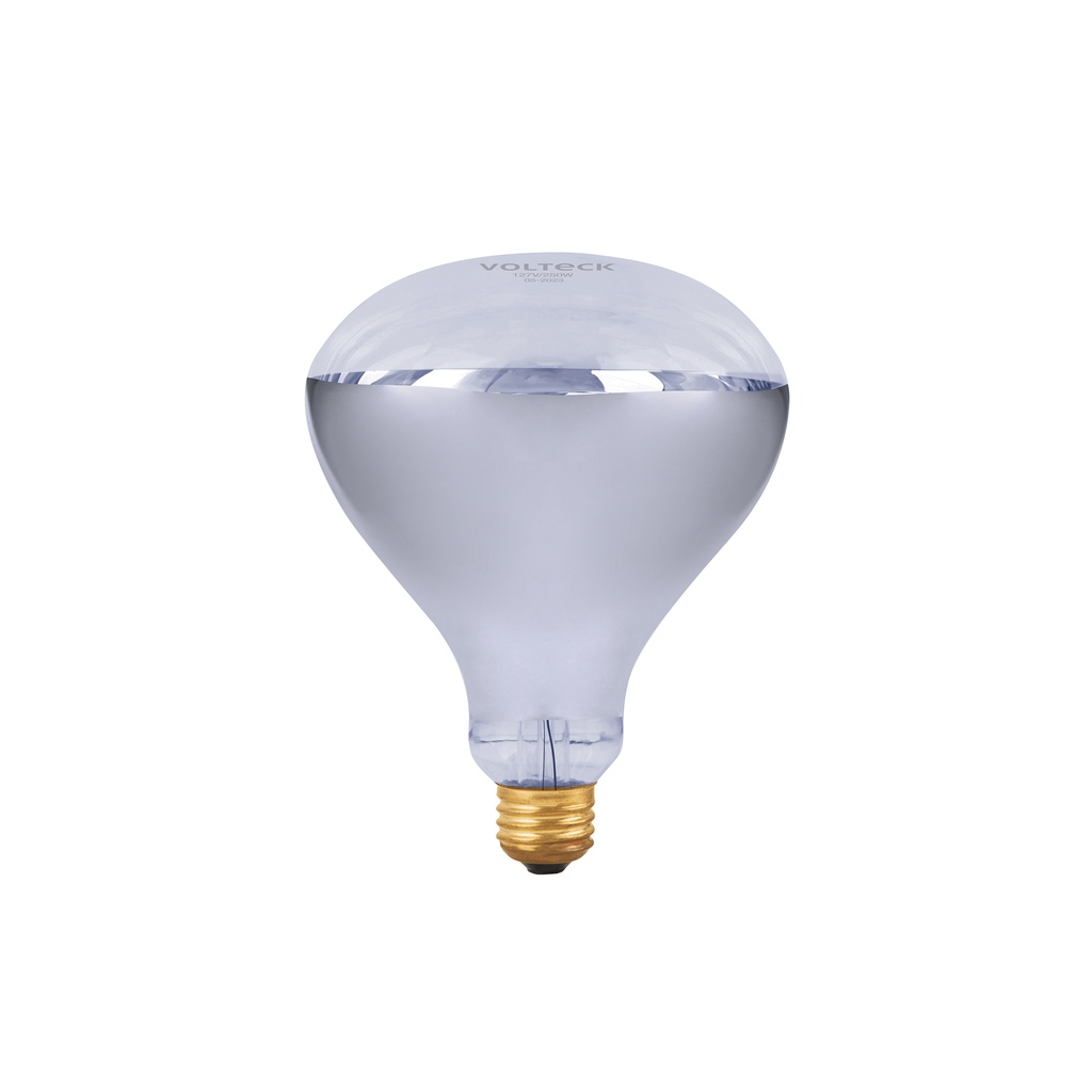 Lámpara incandescente de calor, BR40 250 Watts, transparente