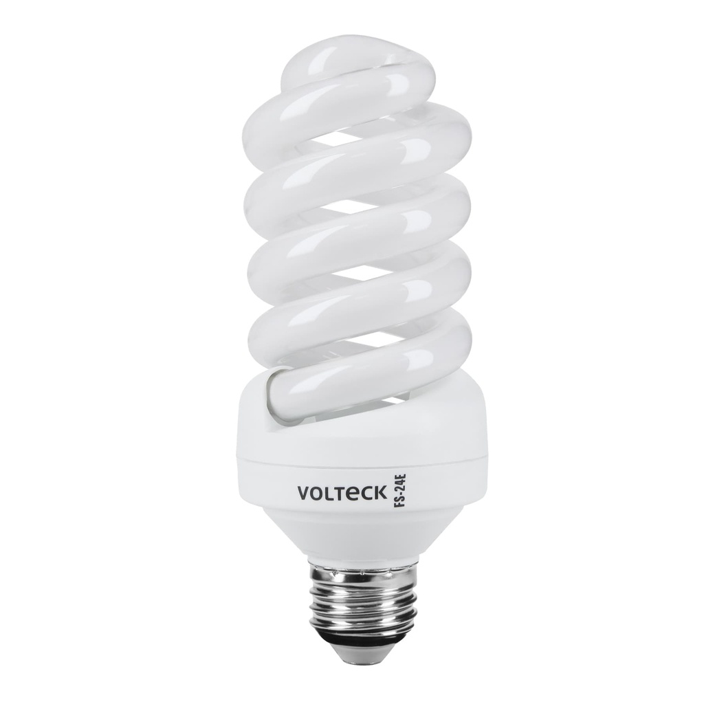 Lámpara espiral T4 24 W luz neutra en blíster, VOLTECK
