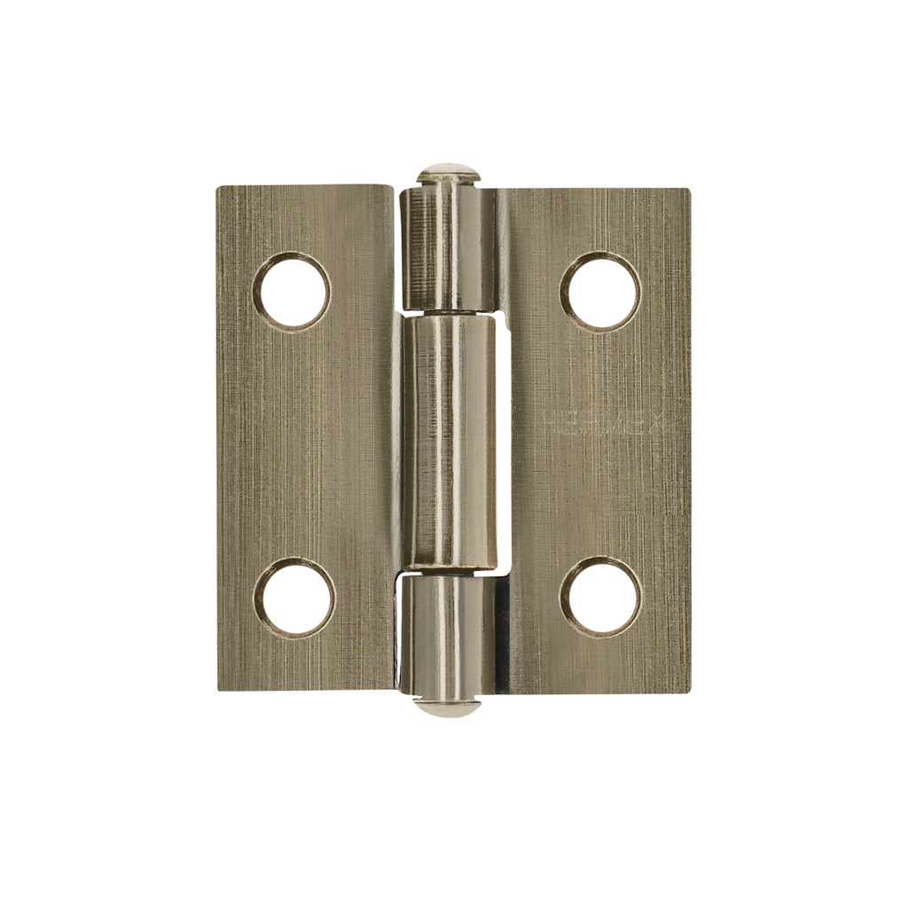 Bisagra rectangular 1' latón antiguo, HERMEX