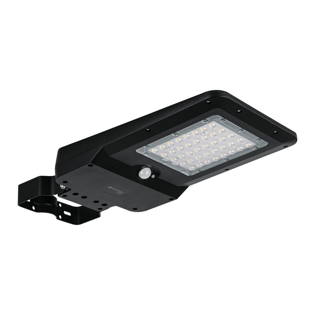 Luminario suburbano solar LED 15 W 6500 K con sensor de luz
