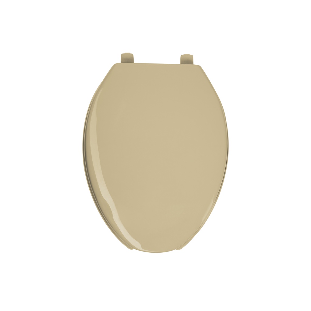 Asiento alargado con tapa para WC, abierto, beige, FOSET