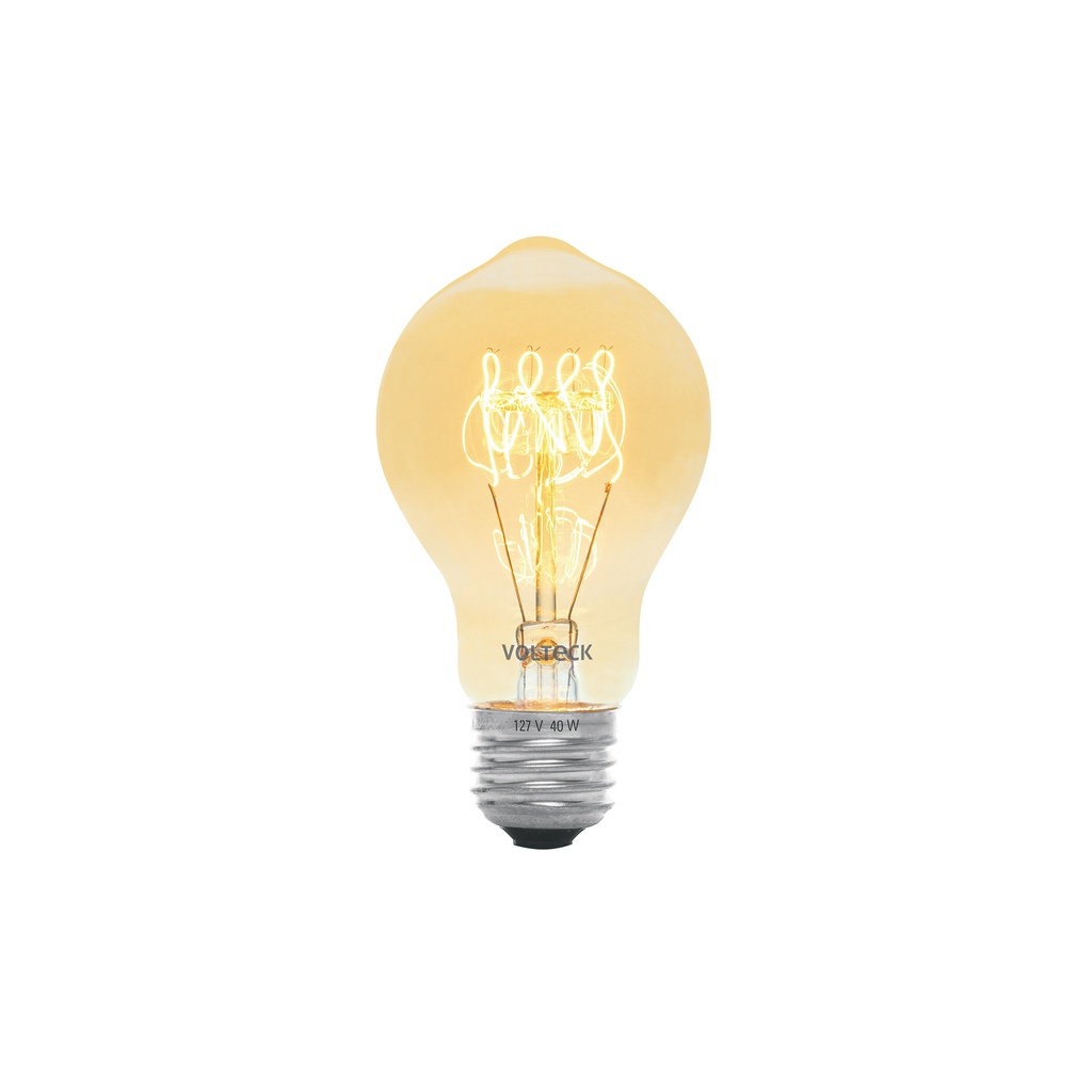 Lámpara incandescente vintage 40 W tipo bombilla, VOLTECK