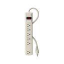 Multicontacto 14 AWG 6 entradas supresor de picos 450 joules