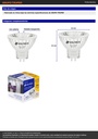 Lámpara de halógeno 35 W tipo MR11 en caja, VOLTECK