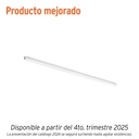 Luminario lineal LED 24W, 6500K, ultradelgado, para gabinete