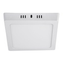 Luminario LED plafón 12W 6500K, cuadrado, blanco, VOLTECK