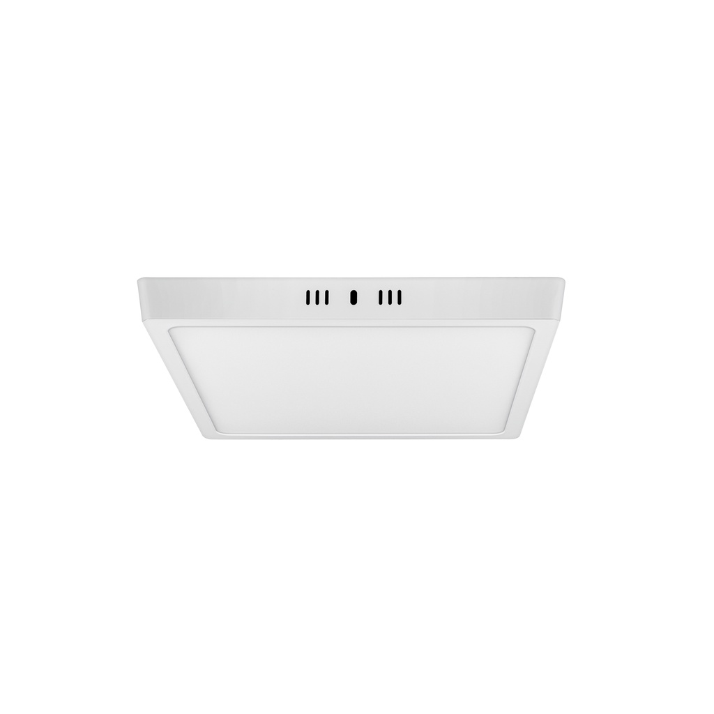 Luminario LED plafón 24W 6500K, cuadrado, blanco, VOLTECK