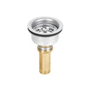 Contracanasta 3-1/2' inox, instala-fácil, tubo latón, FOSET