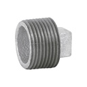 Tapón macho 1' de acero galvanizado, FOSET