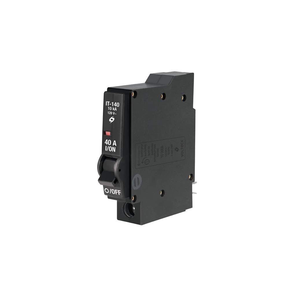 Interruptor de 1 polo 40A, enchufable, VOLTECK
