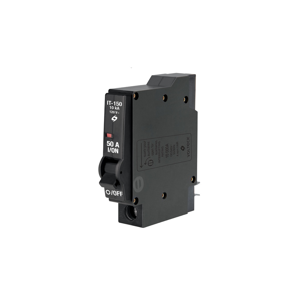 Interruptor de 1 polo 50A, enchufable, VOLTECK