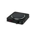 Parrilla eléctrica 1 quemador de disco, negra, VOLTECK