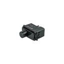Dimmer giratorio, línea Italiana, color negro, VOLTECK