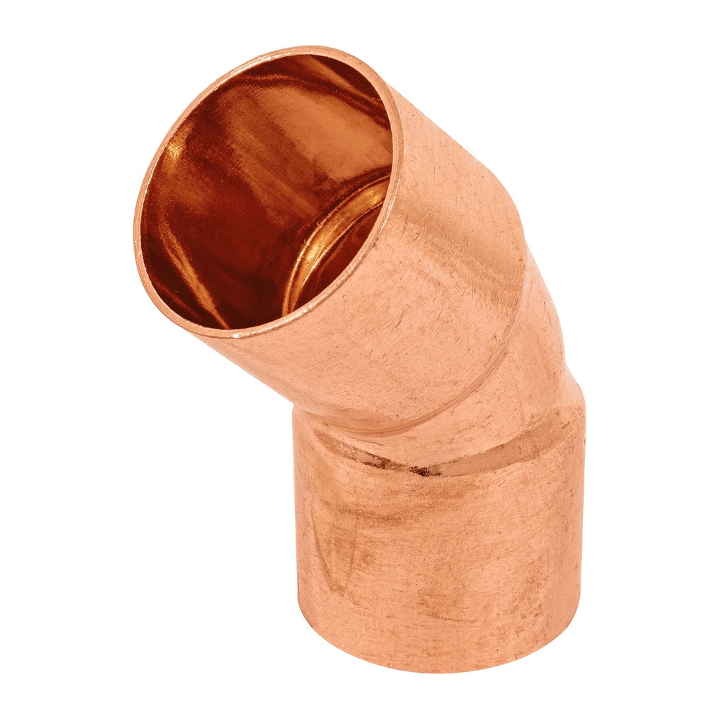 Codo 45° de cobre 1', FOSET BASIC