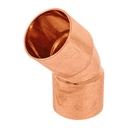 Codo 45° de cobre 1', FOSET BASIC