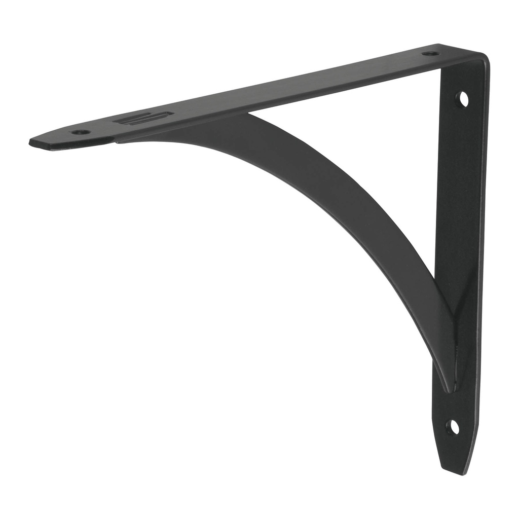 Ménsula reforzada negra 5 x 7', diseño barra, FIERO