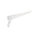 Ménsula plana blanca para cremallera sencilla, 25cm, FIERO
