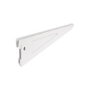 Ménsula plana blanca para cremallera doble, 22cm, FIERO