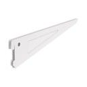 Ménsula plana blanca para cremallera doble, 27cm, FIERO