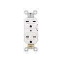 Contacto dúplex, cara de chino, Standard, blanco, VOLTECK