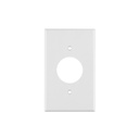 Placa de ABS para contacto redondo, Standard, blanco