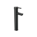 Monomando alto negro para lavabo, FOSET TÚBIG