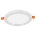 Luminario LED plafón 8W 6500K, ajustable, redondo, VOLTECK