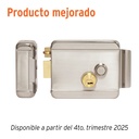 Cerradura electromecánica con botón, izquierda, HERMEX